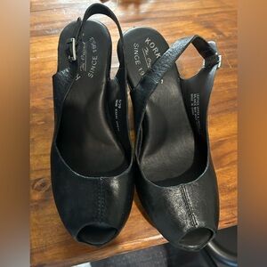 Kork-Ease wedge sandals.
